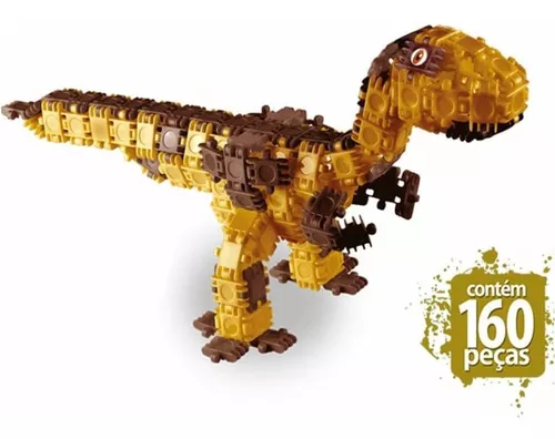 Brinquedo 3d Dinossauro T- Rex 27 Peças Madeira Para Montar