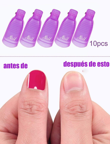 Pinzas Para Retiro Facil De Uñas Acrilicas O Gelish 10 Pieza | Meses sin  intereses