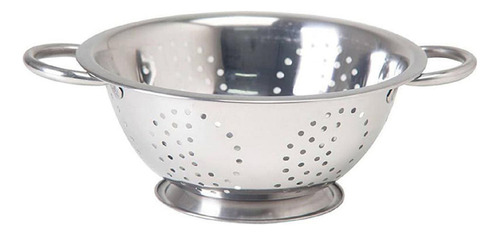 Escurridor de pasta de acero inoxidable con asa, 20 cm