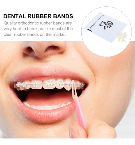 Ortodoncia Con Banda Elástica Dental, 500 Unidades