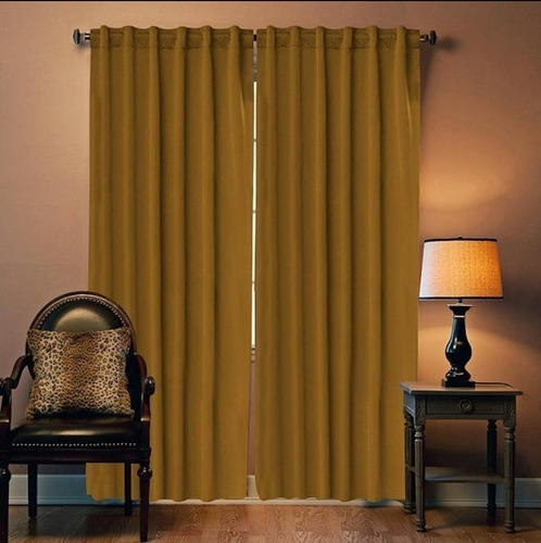 Cortinas Blackout Textil Lavables Presillas Oculta 12 Colore