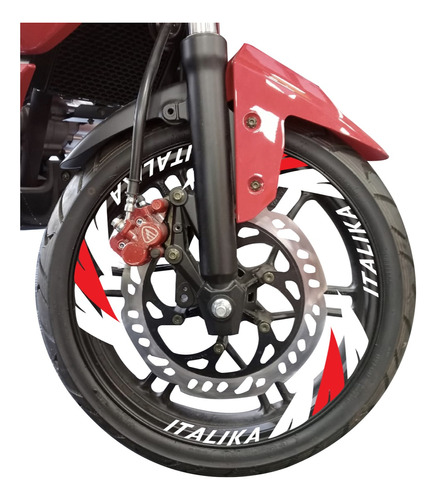 Stickers Reflejantes Para Moto Rin 17  Y 18 Italika Nid 2020