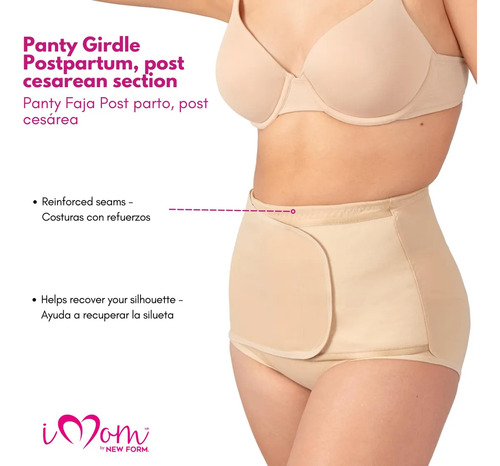 Imom Panty Faja Postparto Vientre Ajustable Fajas Postparto