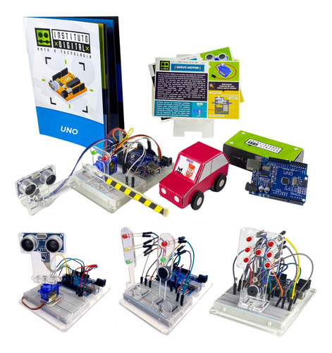 Kit Uno R3 Para Arduino Tutorial Completo Iniciante Projetos