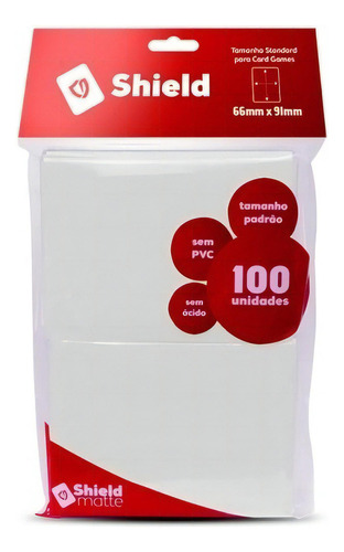 Central Shield Branco 100 Unidades Standard Size