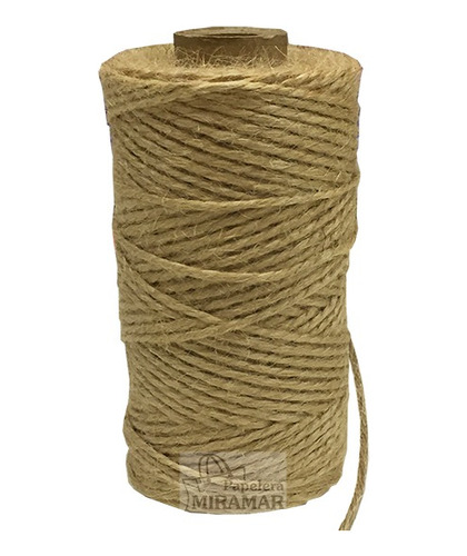 Hilo Cordon Yute No.3 (aprox 3mm X 100mt) Tamb Llamado Sisal