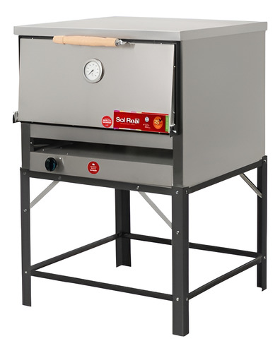 Horno Pizzero Sol Real 12m 608 Ge Inox - Aj Hogar