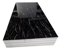 Comprar Láminas Autoadhesiva Tipo Mármol Pack De 10 Laminas Negro