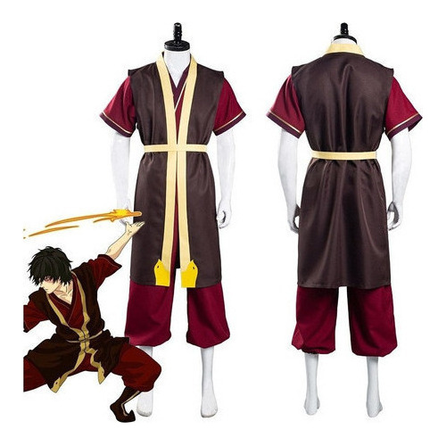 Avatar The Last Airbender Zuko Traje De Ropa Hombre Cosplay