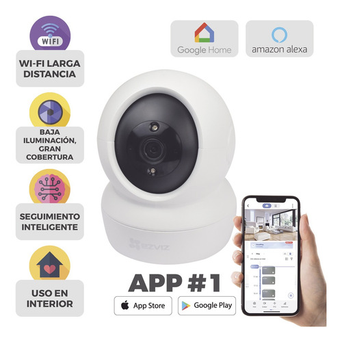 Mini Cámara Ip Pt 2mp /wi-fi/ Inteligente Audio De Dos Vías