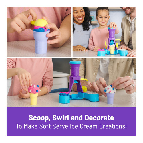 Estación De Servicio Suave Toy Kinetic Sand Con 400 Ml Play