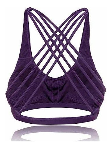 Tops - Padded Strappy Sports Bras For Women Activewear Tops