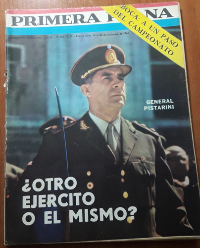 Revista Primera Plana N°162  14 Al 20 De Diciembre De 1965