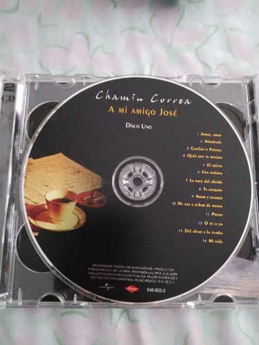 Chamin Correa Cd Doble A Mi Amigo José 