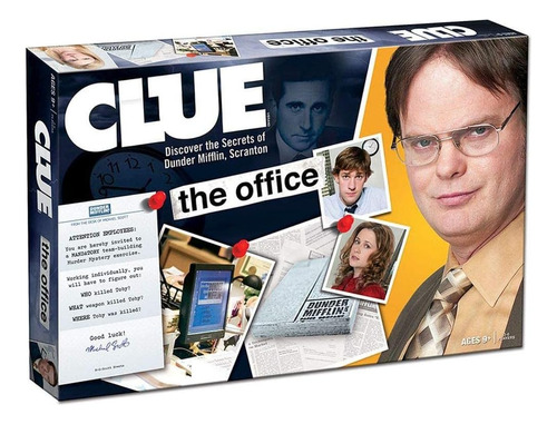 Hasbro Clue: El Juego De Mesa Office Edition