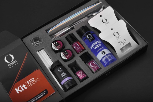 Imagen 2 de 5 de Pro Basic Kit Organic Nails Acrlico Uñas+ Cortatips+envió
