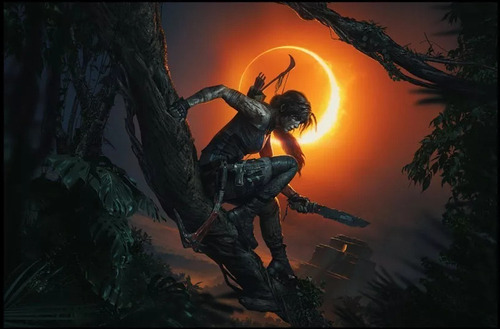 C Pintura De Diamantes 5d Diy Lara Croft Tomb Raider 30*40
