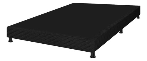 Base Cama Entera Doble 140 Cm X 190 Cm Color Negro