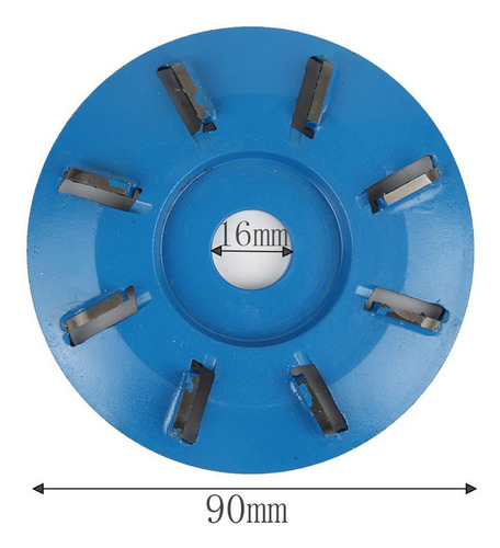 Turbo Carving Disc Grosor Cepilladora Azul