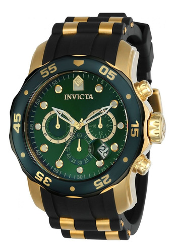 Reloj  Invicta 17886 Oro, Negro Hombre