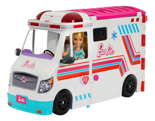 Barbie Ambulancia Y Hospital 2 En 1 Luces Y Sonidos Frm19