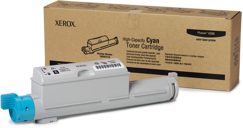 Tóner Laser Xerox 106r01218 Cy / Phaser Color 6360 Original
