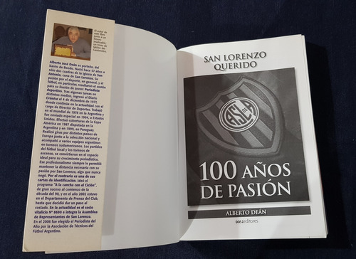 Libro San Lorenzo Querido 100 Años De Pasión (Usado)