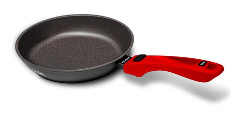 Panela Saute Grand 24cm Ichef Polishop C/ Cabo Removível Cor Vermelha