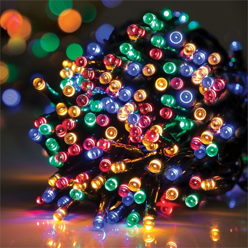 Imagen 2 de 4 de Guirnalda Luces De Navidad 500 Led Multicolor