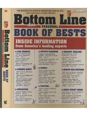 Bottom Line Personal   Book Of Best