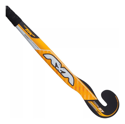 Palo Tk Arquera Hockey Fibra Vidrio Aramida 3.7 Total Three Color Naranja Talle 36.5