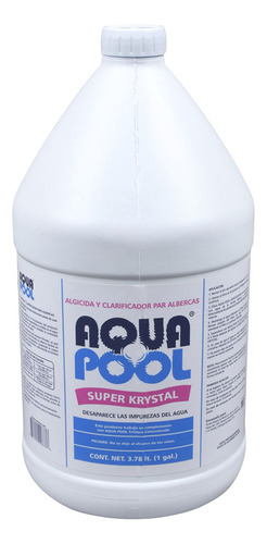 Algicida Y Clarificador Aqua Pool Para Albercas 3.78l