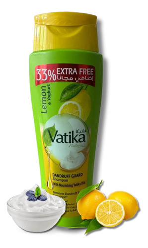 Shampoo Vatika Limon & Yoghurt 400 Ml 33% Extra