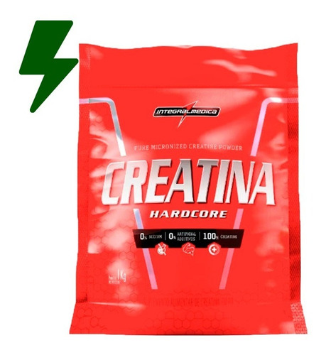 Creatina Hardcore Refil 1kg (1000g) Integralmédica Promoção!