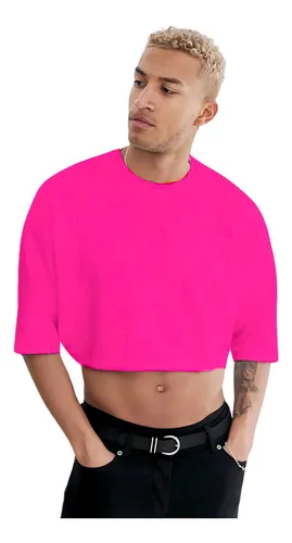 Crop Top Rosa MercadoLibre