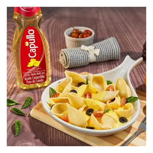 Aceite Capullo De 845 Ml 100% Puro De Canola 3 Piezas