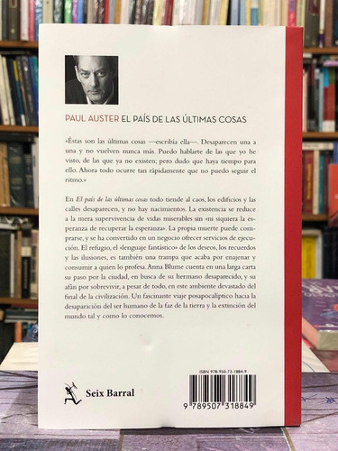 El País De Las Últimas Cosas - Paul Auster