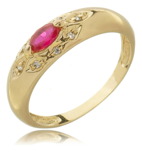 Anel De Formatura Em Ouro 18k Emblema Gravado