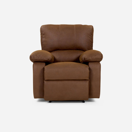 Set Sofá Reclinable 3 Cuerpos + 2 Bergere Archie Tela Café