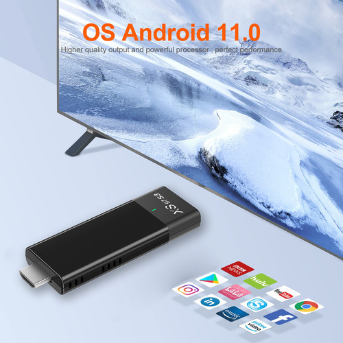 Xs97s3tv Tv Stick 4k Streaming Chromecast De Voz Android Tv
