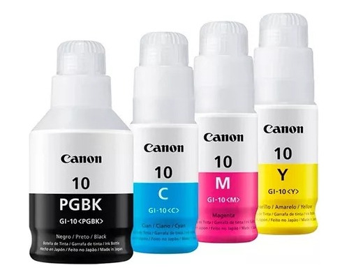 Tinta Canon Gi-10 Original 100%  Pack Combo De 4 Colores