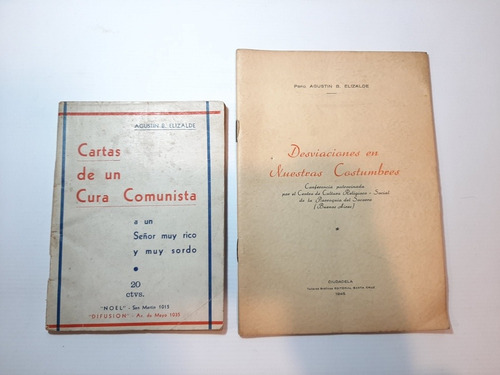 Antiguo Libro Carta De Un Cura Comunista Otro Padre Ro 1223
