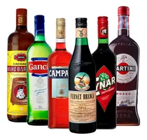 Comprar Combo Aperitivos Fernet Branca + Velho Barreiro + Campari X6