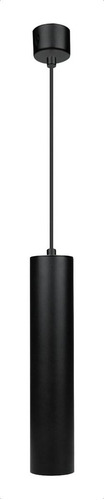 Lámpara De Techo Colgante Decorativa Moderna Altura Ajustable Soquet Gu10 120 V~ Illux Dh-5101.susn Negro