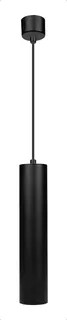Lámpara De Techo Colgante Decorativa Moderna Altura Ajustable Soquet Gu10 120 V~ Illux Dh-5101.susn Negro
