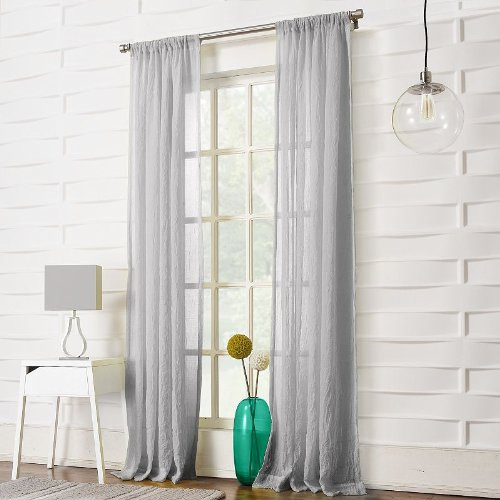 No. 918 16871 Tayla Crushed Texture Semi-sheer Rod Pocket Po