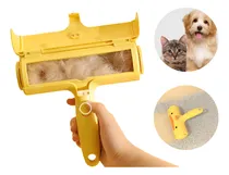 Comprar Rodillo Cepillo Removedor De Pelos Para Mascotas Quita Pelos Amarillo