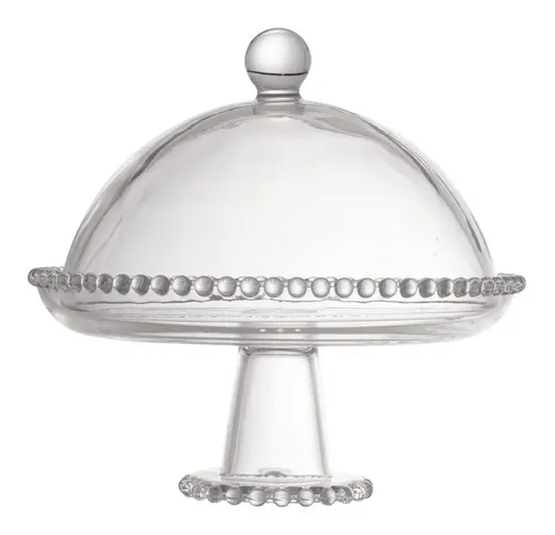 Boleira Prato Para Bolo Pequeno Pearl 20x18 Wolff 28272