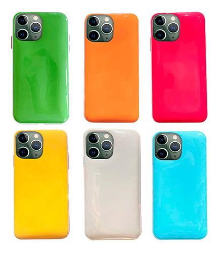 Protector Para iPhone 11 Pro Max Jelly Colores