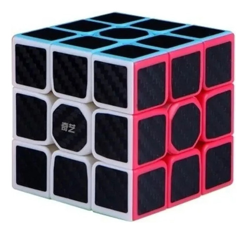 Qiyi 3x3 Warrior W Fibra De Carbono - Cubo Magico 